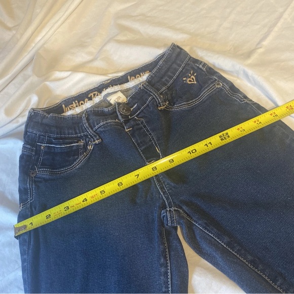 Justice  Premium Jean Girls Simply Low Blue Denim Size 12R Jegging - Picture 11 of 16